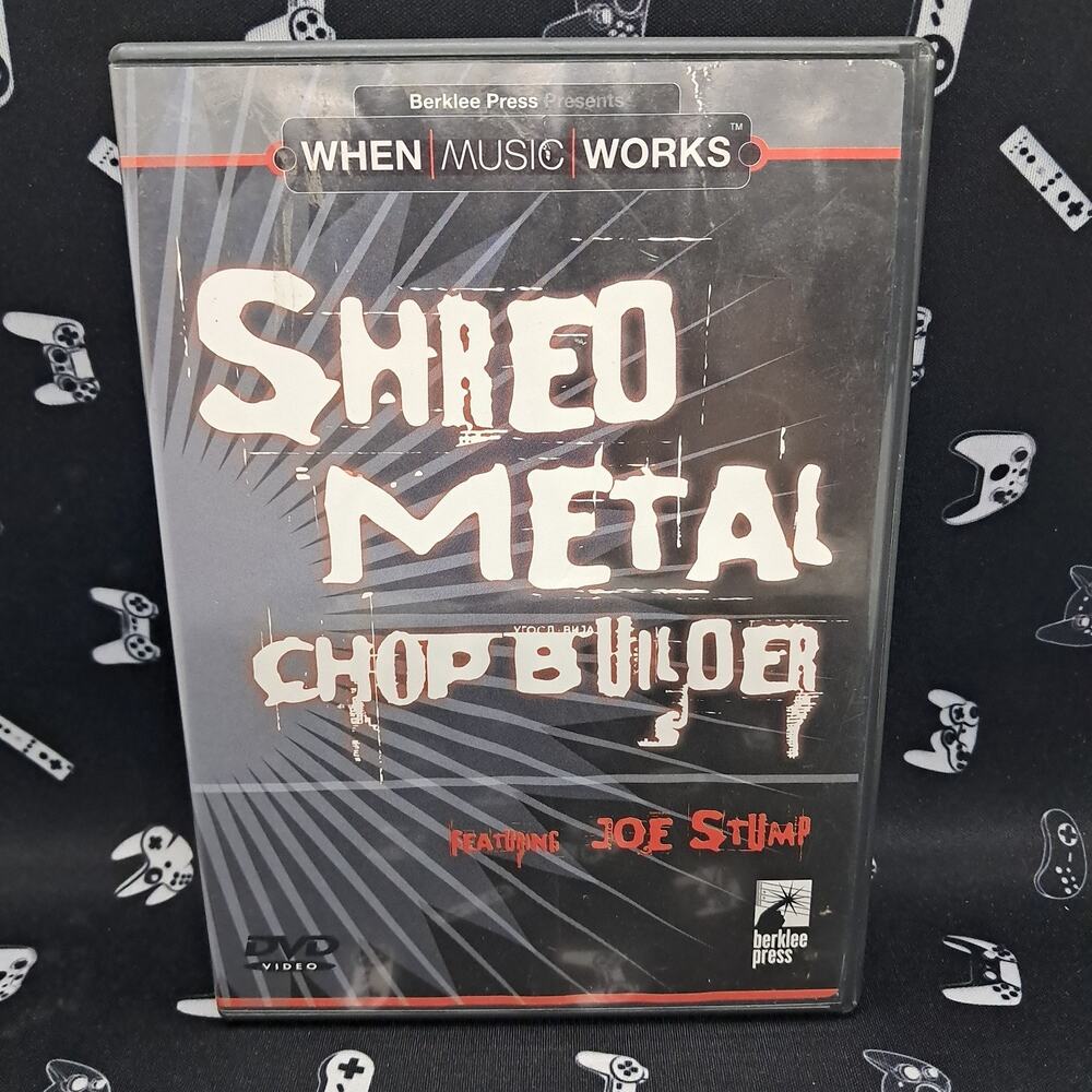 Shred Metal Chop Builder Ft. Joe Stump (DVD, 2003) Guitar Instructional